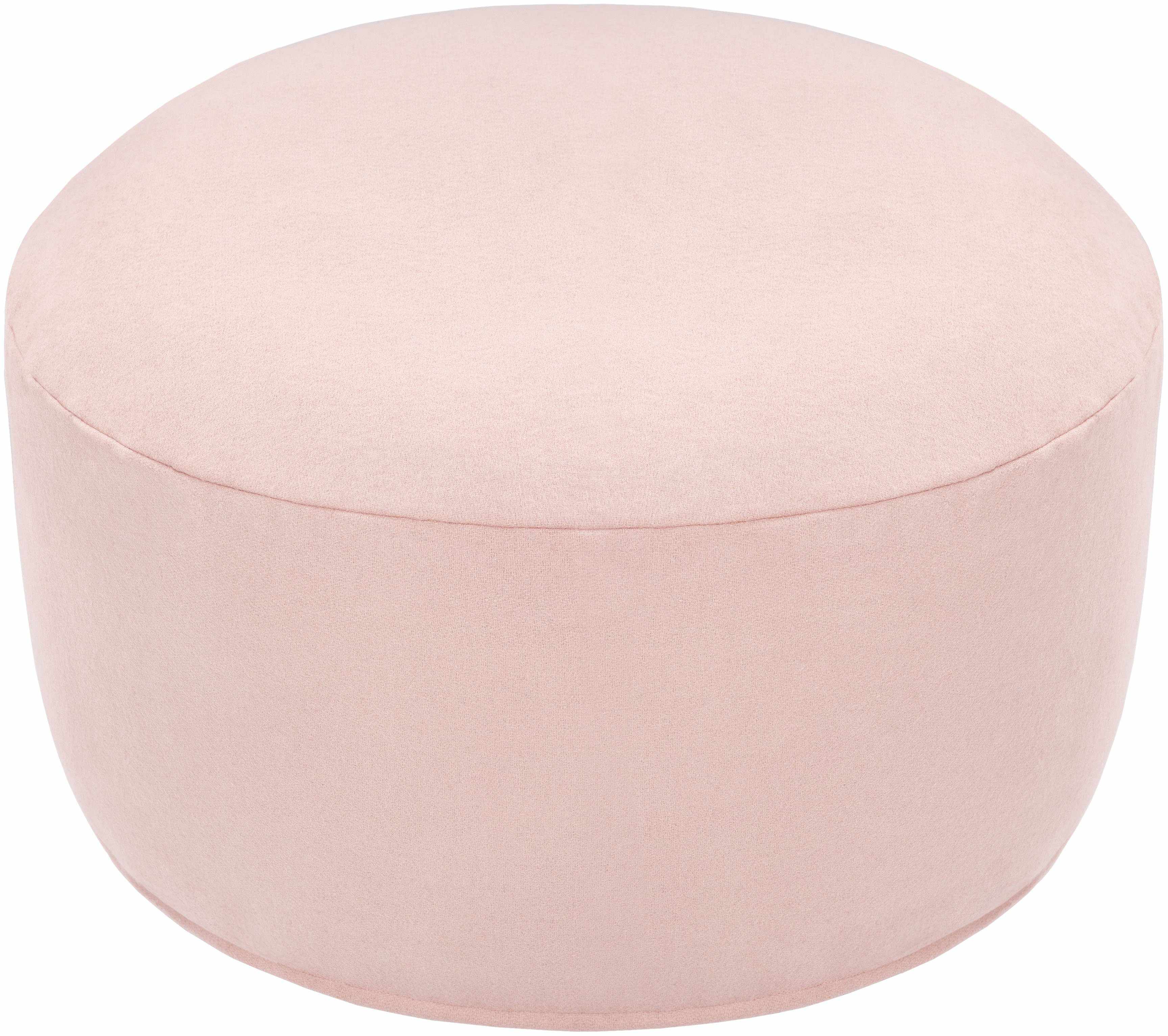 Oh My Gee Salmon Pouf rosa in cotone - Bazar Bizar - LivingDecò