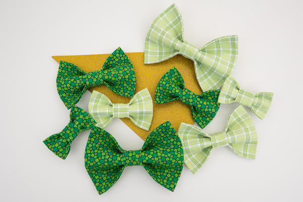 Cheerful Hound Dog Bow Ties St. Patrick's Day Collection 2021
