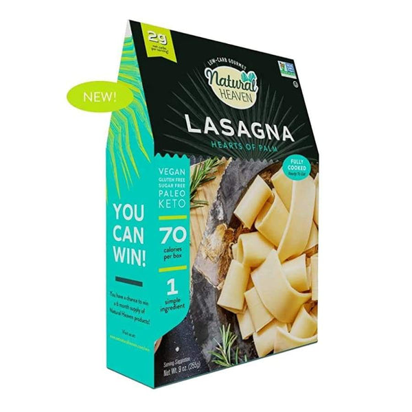 Veggie Pasta Hearts of Palm Noodles by Natural Heaven - Lasagna ...