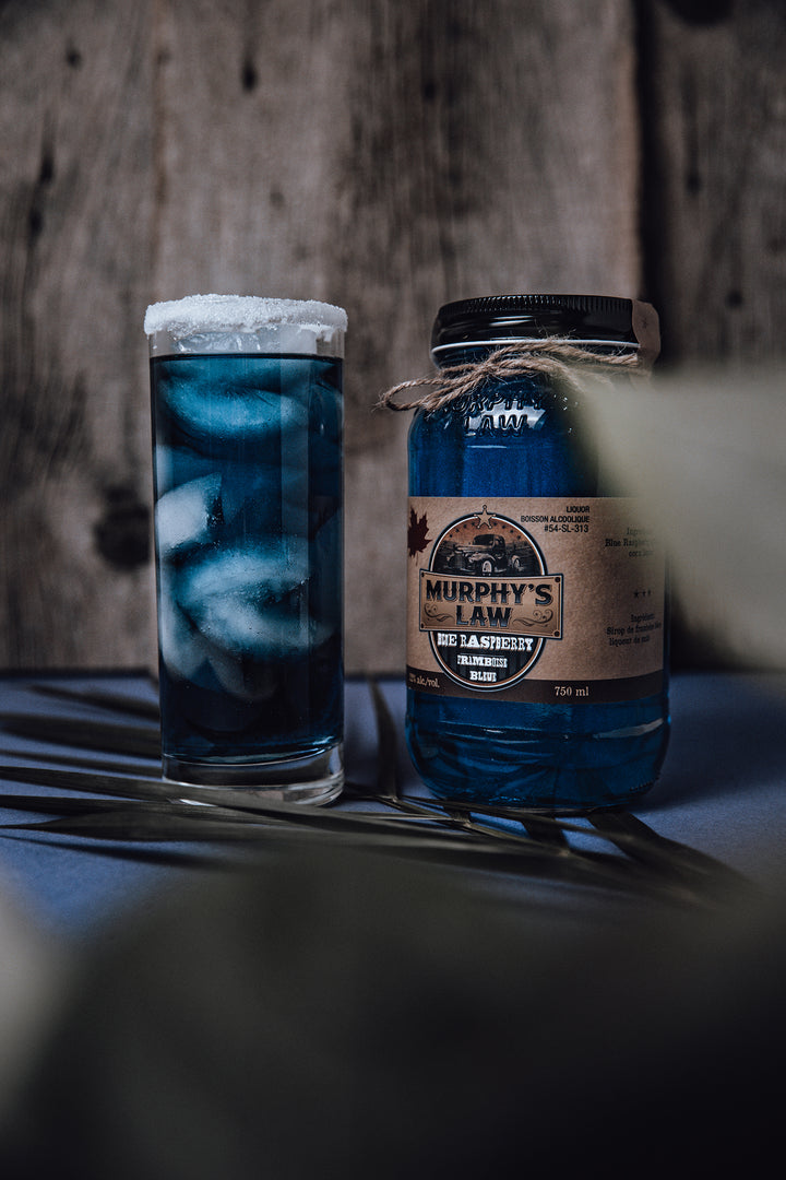 Blue/Gray Stampede Stills Moonshine Life ® Beer Bottle/White Claw