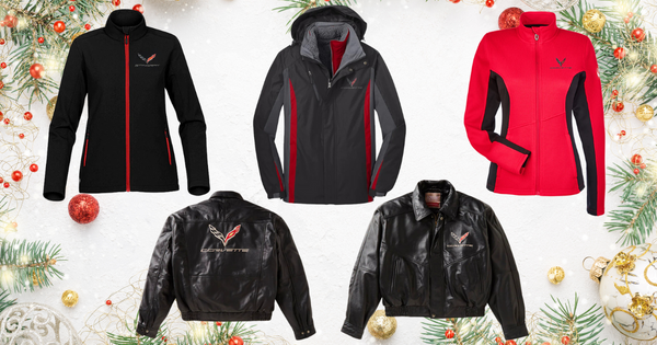 5 Different Corvette Jackets including a leather bomber that is stylish.