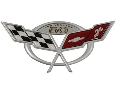 C5 Z06 Corvette 50th Anniversary Rear Deck Emblem - corvette 50th aniverserey symbol roblox