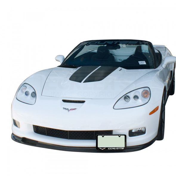 remove c6 corvette front license plate bracket