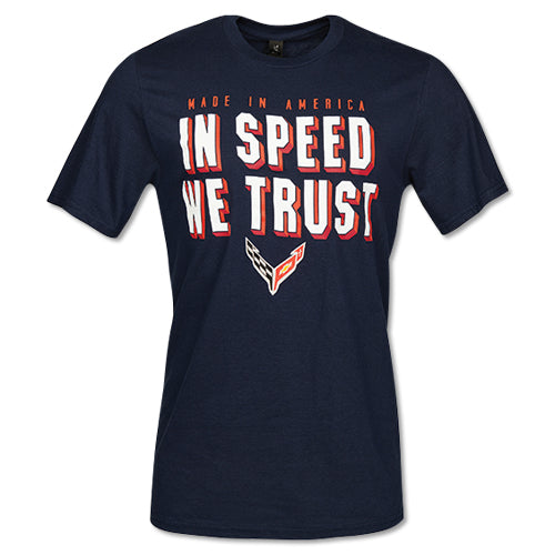 C8 Corvette T-Shirt In Speed We Trust