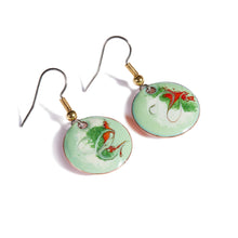 Load image into Gallery viewer, Maeb Enamels Cotopaxi Red - Small Drop Earrings