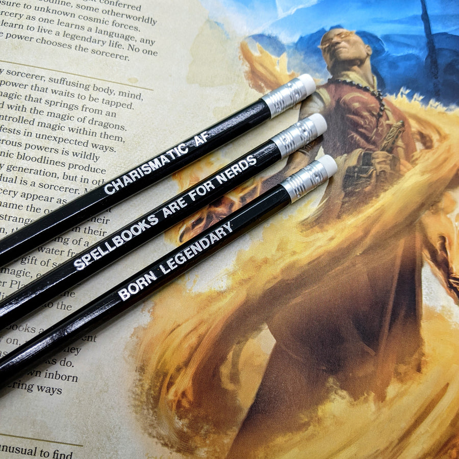 D&D Class Pencil Set | Sorcerer