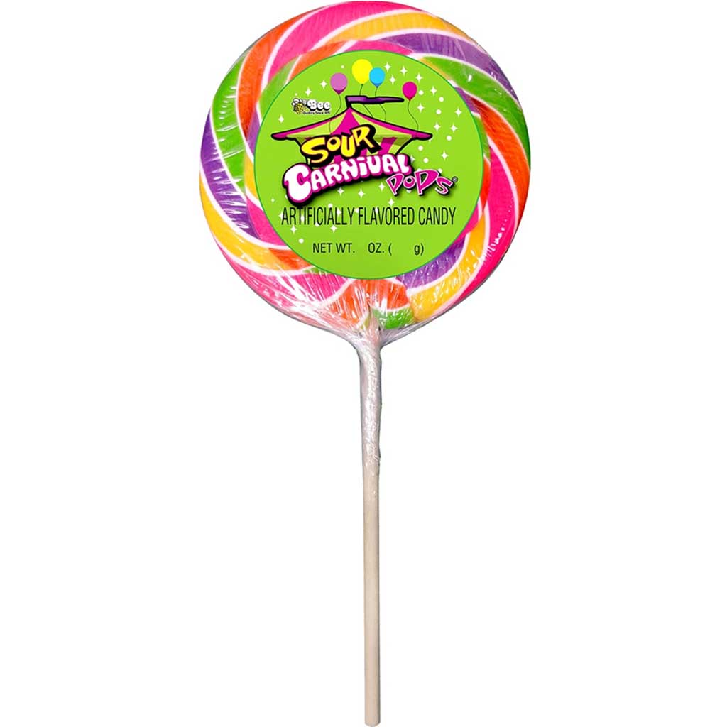 Sour Apple Carnival Pops - Nibblers Popcorn Company