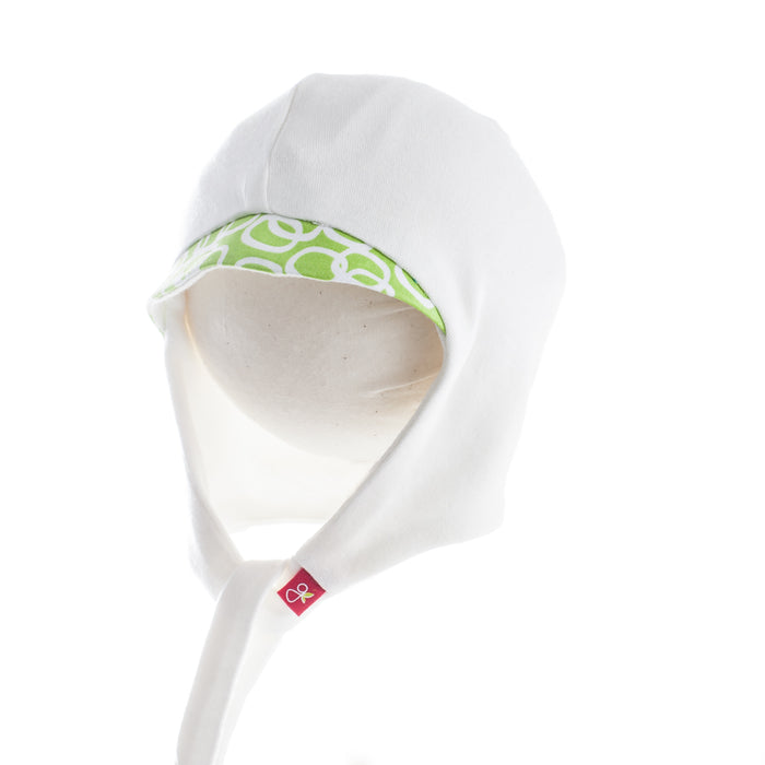 Goumikids Stay On Baby Hat Bubbles Lime 
