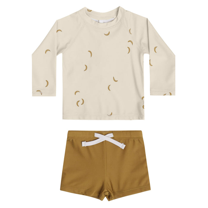 Rylee + Cru Rash Guard Boy Set - Spots