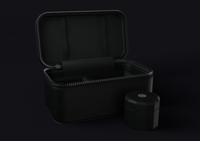 Der Koffer.<br>Und Service-Kit.