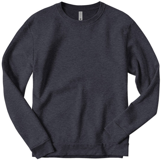 Hanes 90/10 Cotton/Poly 10 oz Ultimate Crew Sweatshirt in Ash - Large