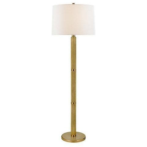 Barrett Brass Floor Lamp - Palmer & Penn