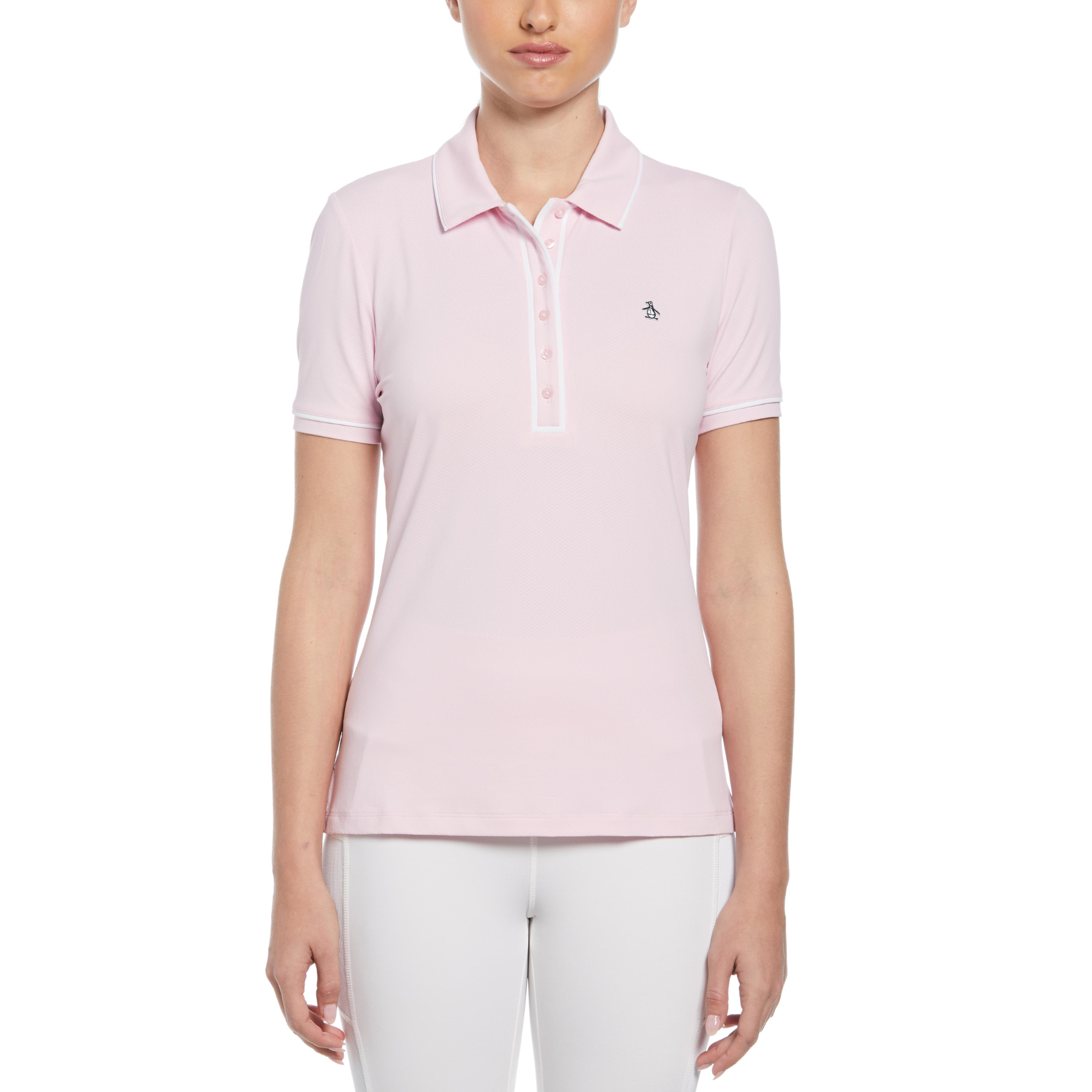 Women’s Performance Veronica Short Sleeve Golf Polo Shirt In Gelato Pink