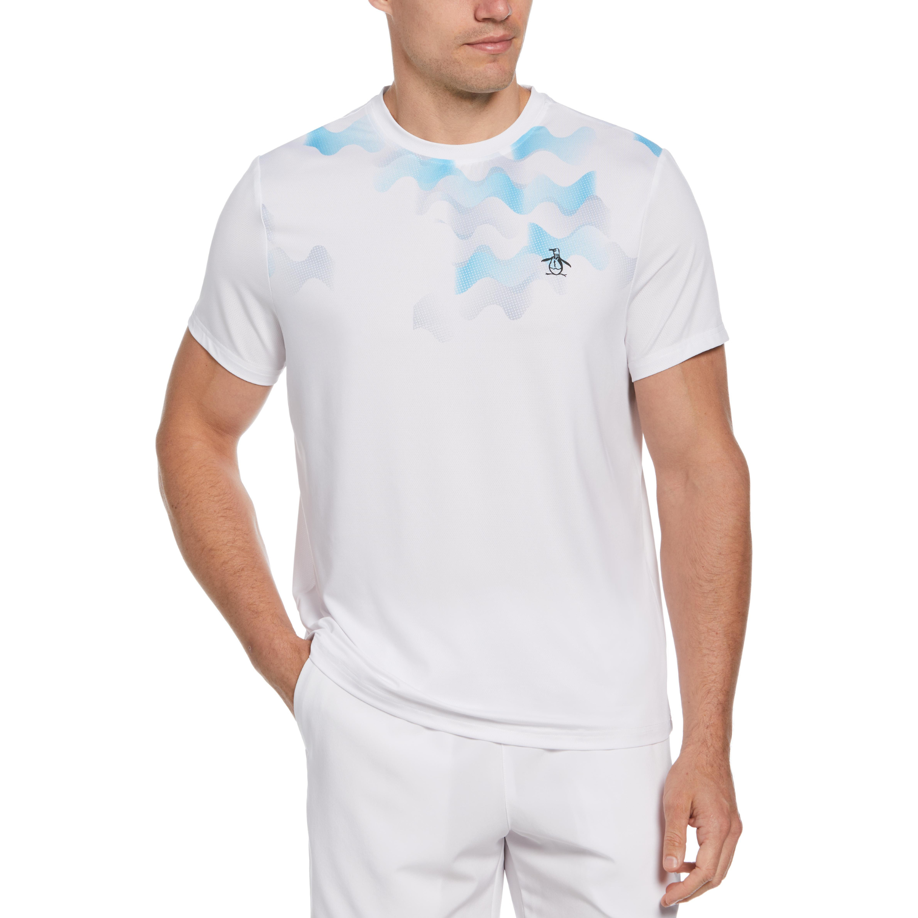 View Motion Ball Performance Tennis TShirt In Bright White information