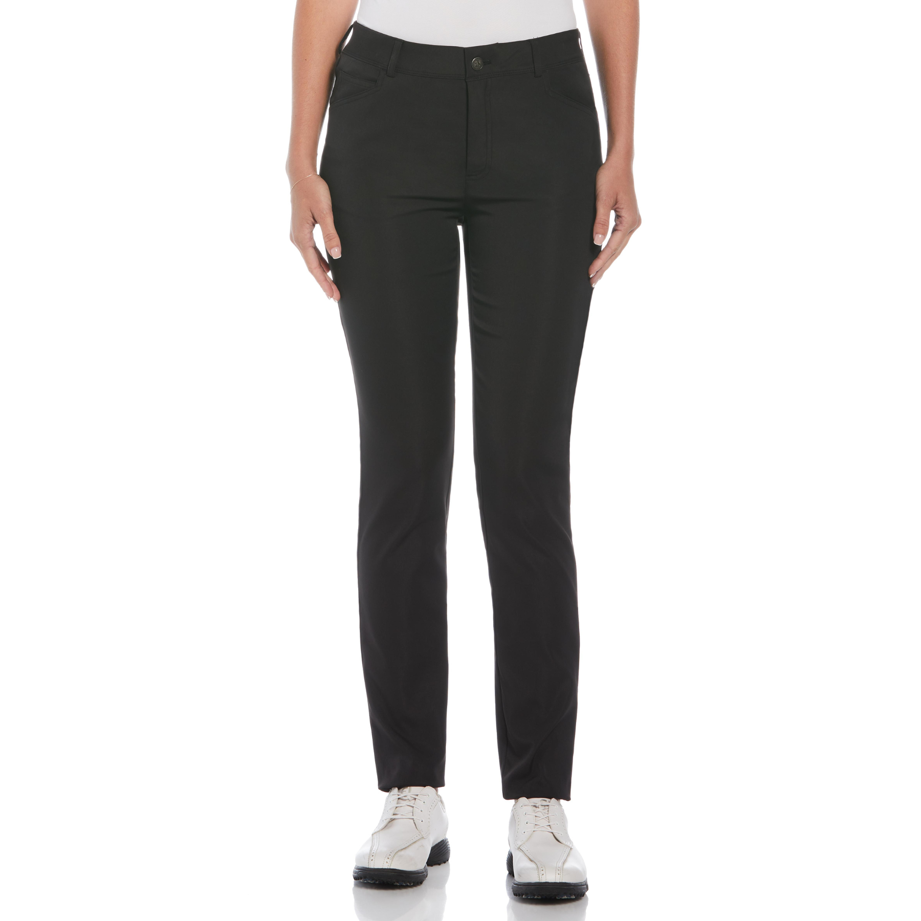 Women’s Veronica 5-Pocket Full Length Golf Trousers In Caviar
