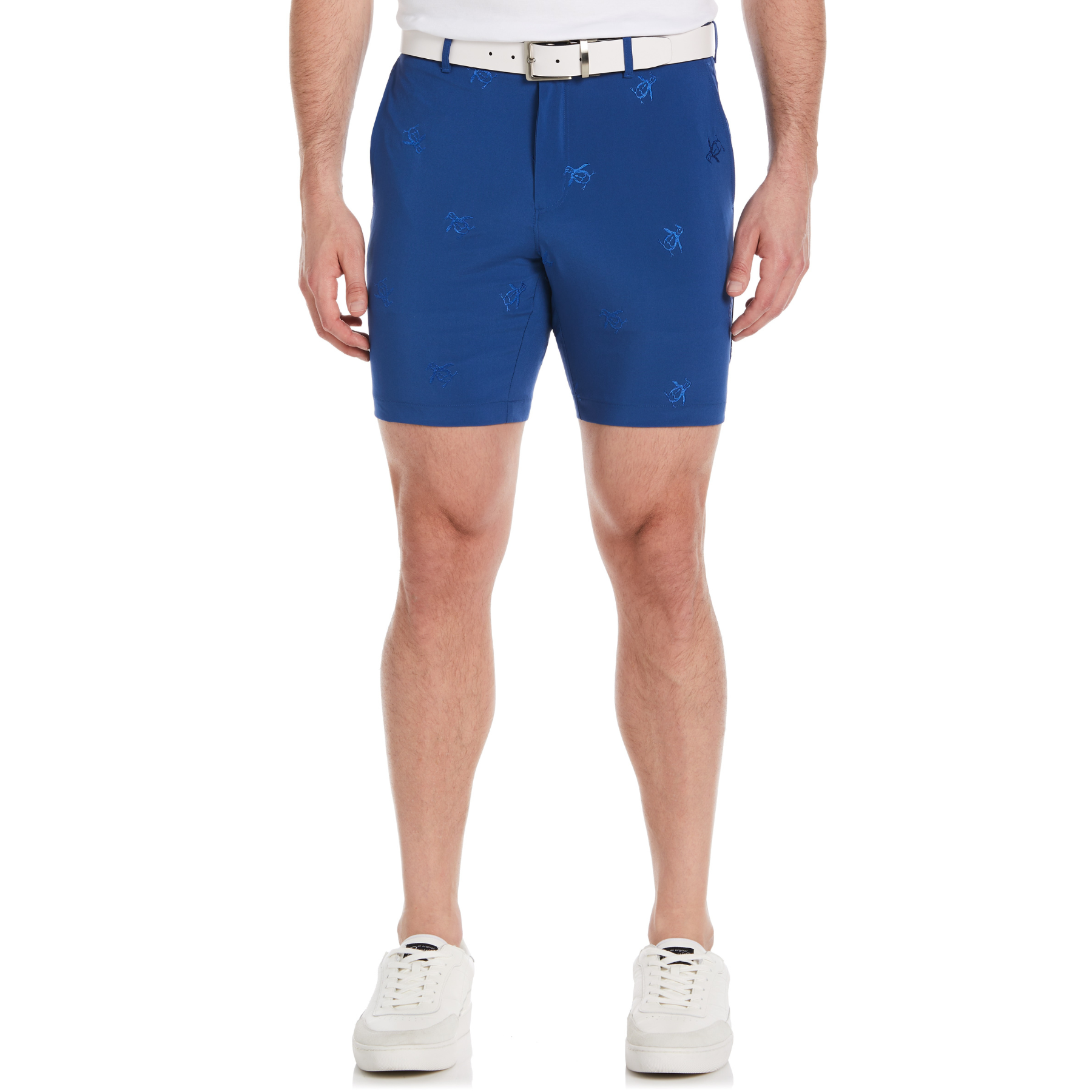 View Space Dye Embriodered Golf Shorts In Limoges information