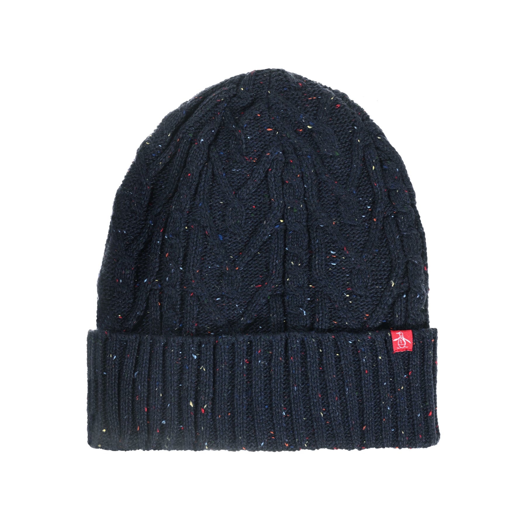 View Finchley Cable Knit Beanie In True Blue information