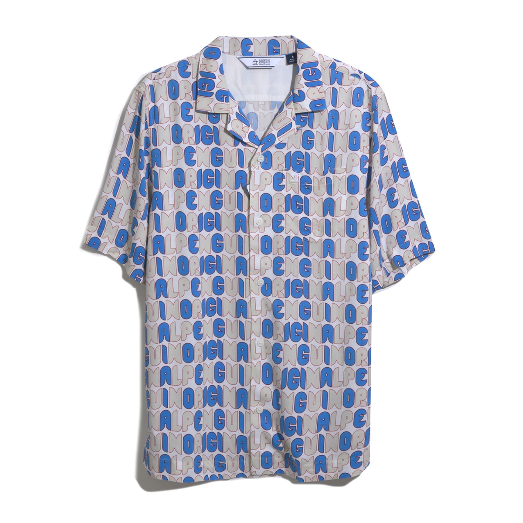 View Embroidered Pete Short Sleeve Shirt With Camp Collar In Bright White information