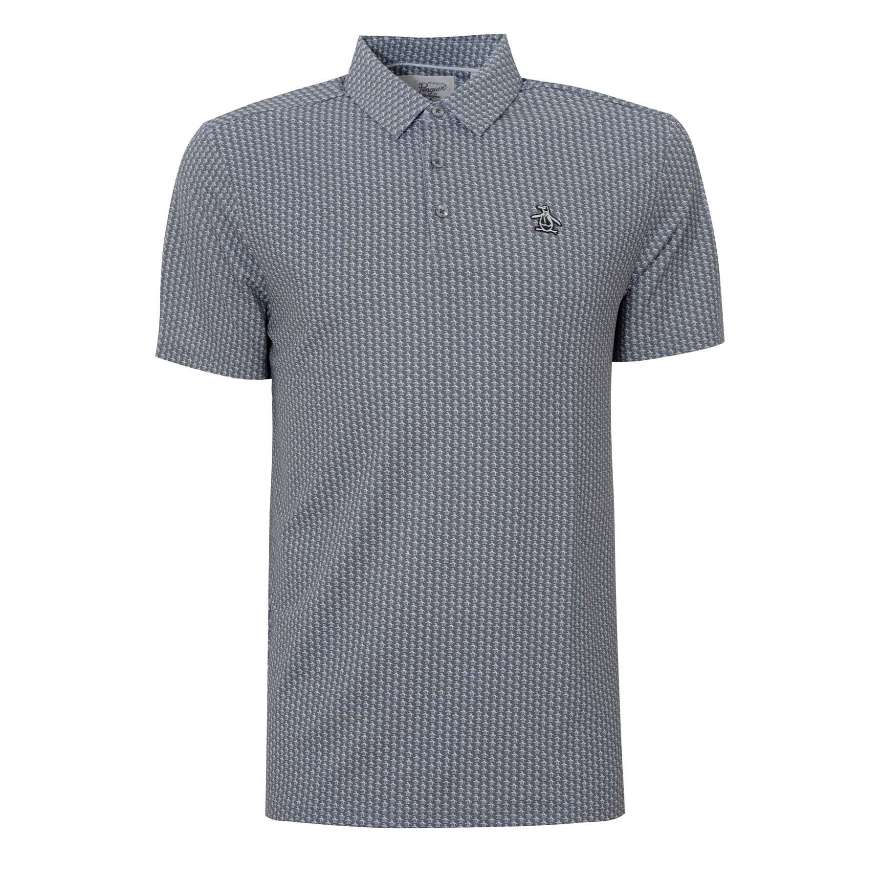 View AllOver Pete Print Golf Polo Shirt In Quiet Shade information