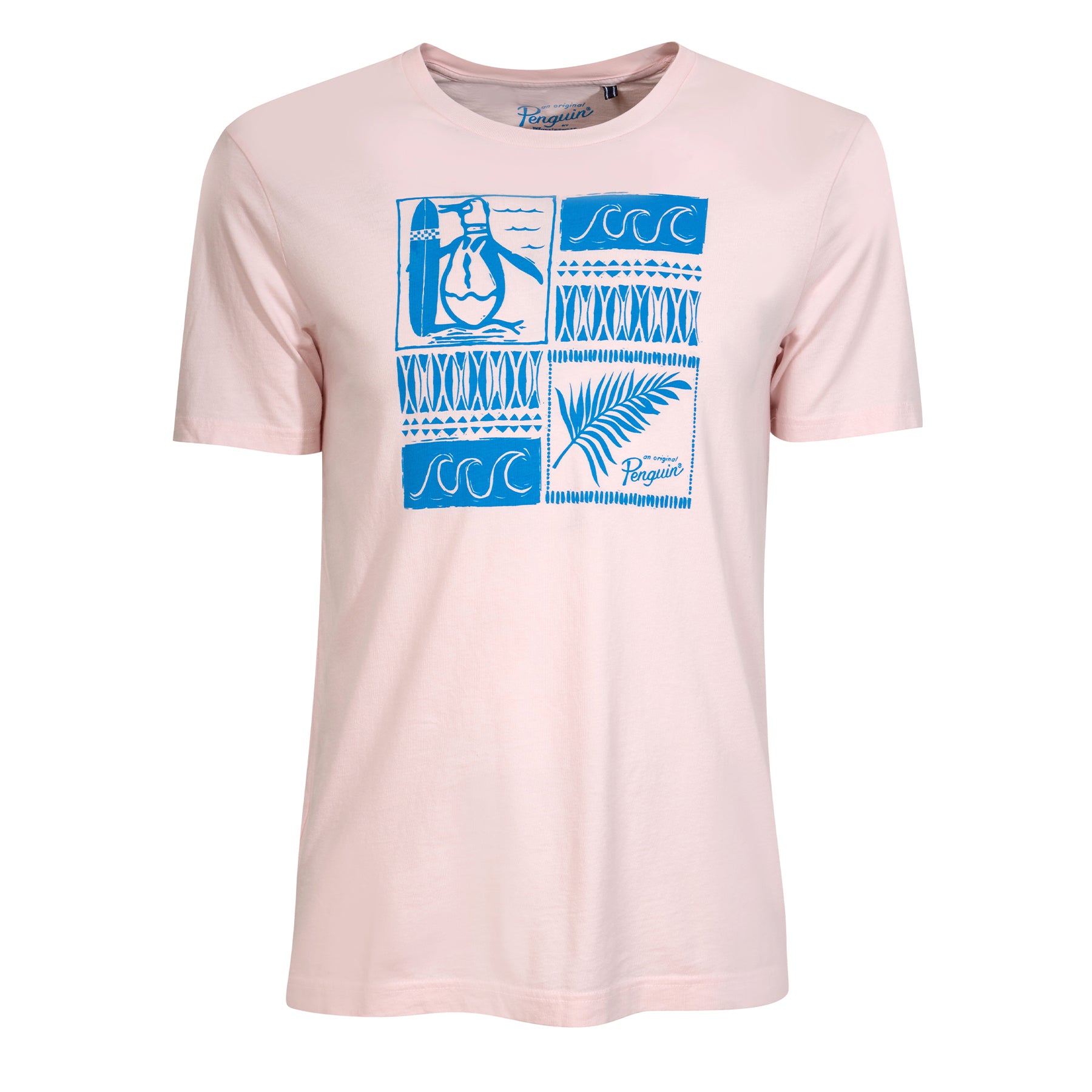 View Surf Pete Print Short Sleeve TShirt In Pink Dogwood information