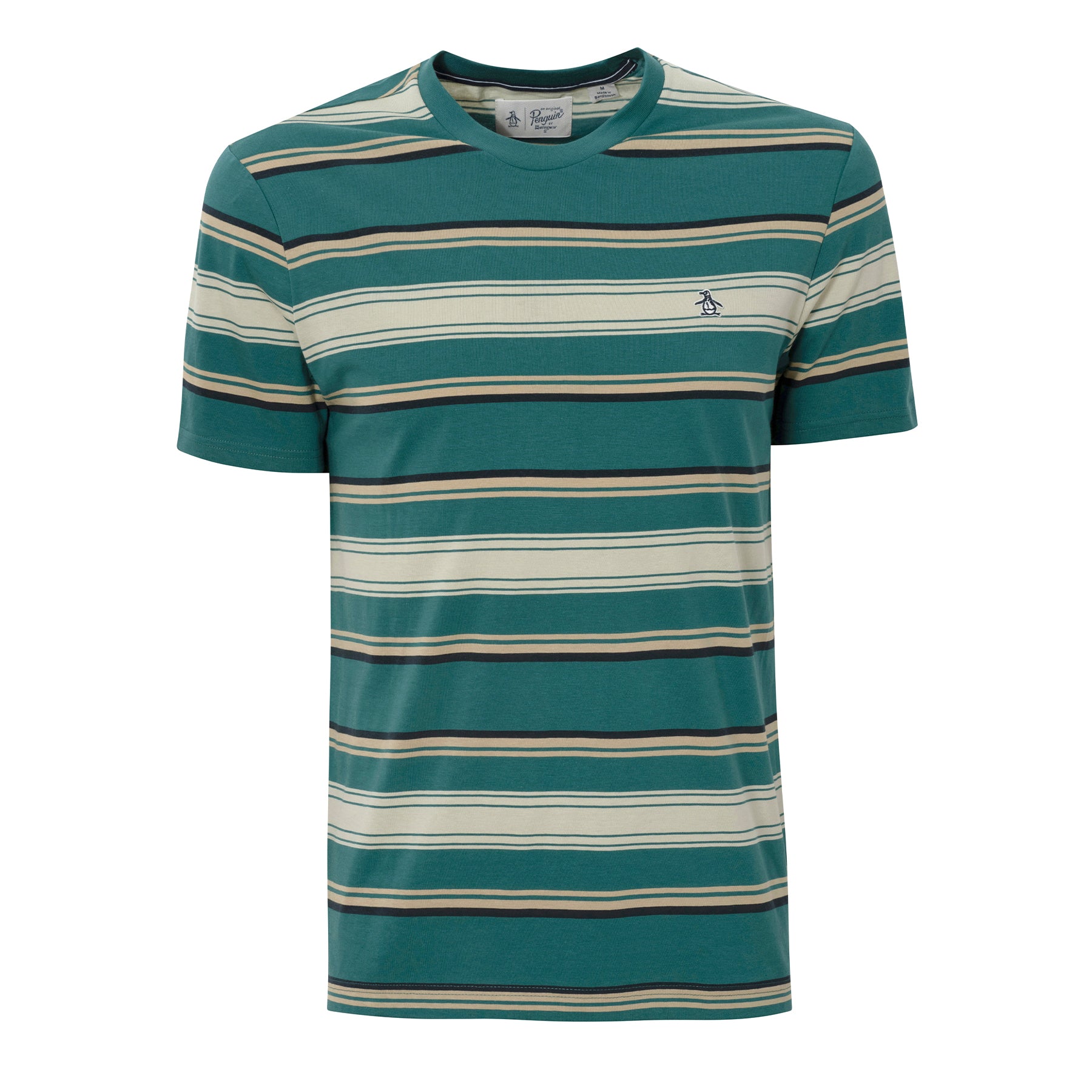 View Slim Fit Jersey Striped TShirt In Pacific information