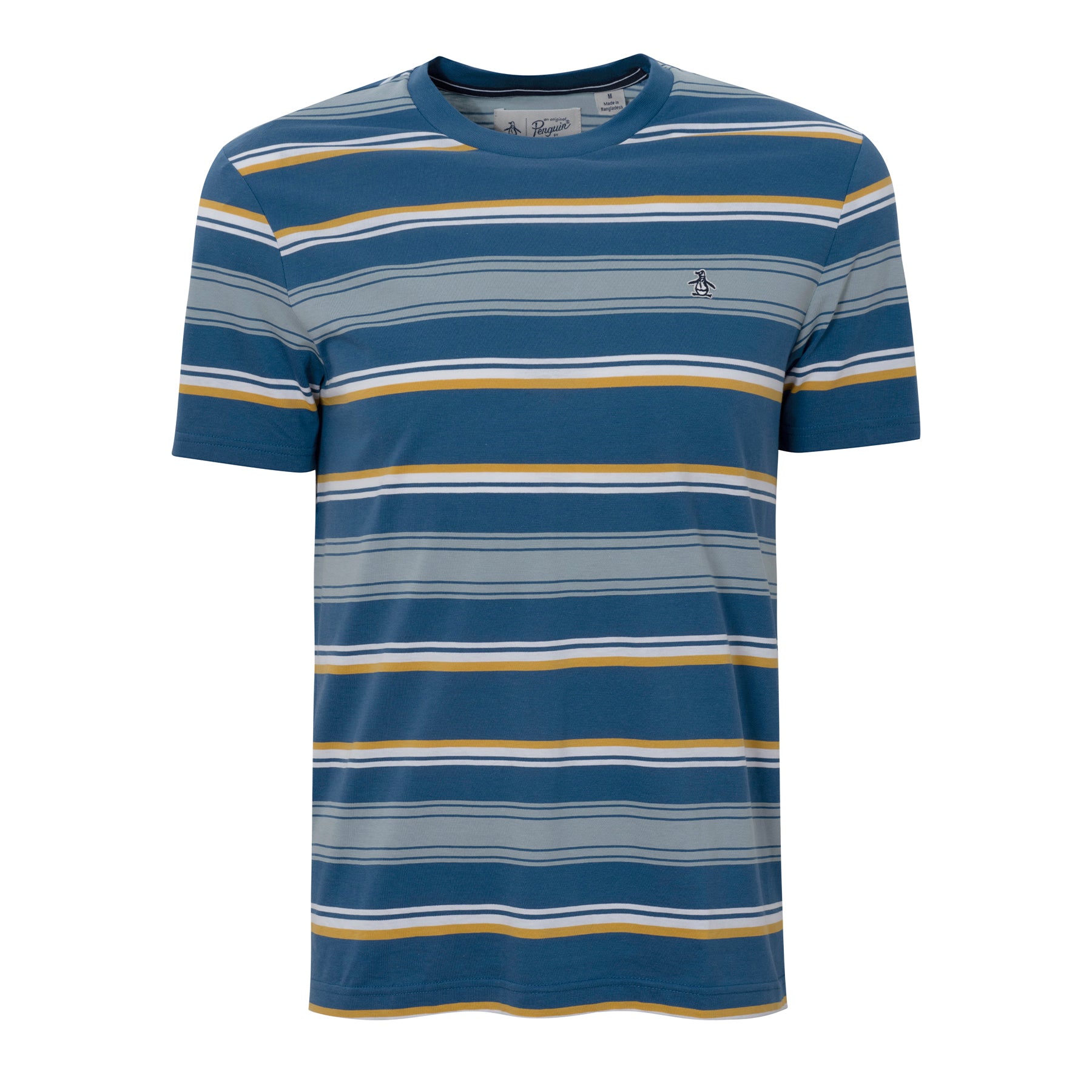 View Slim Fit Jersey Striped TShirt In Dark Blue information