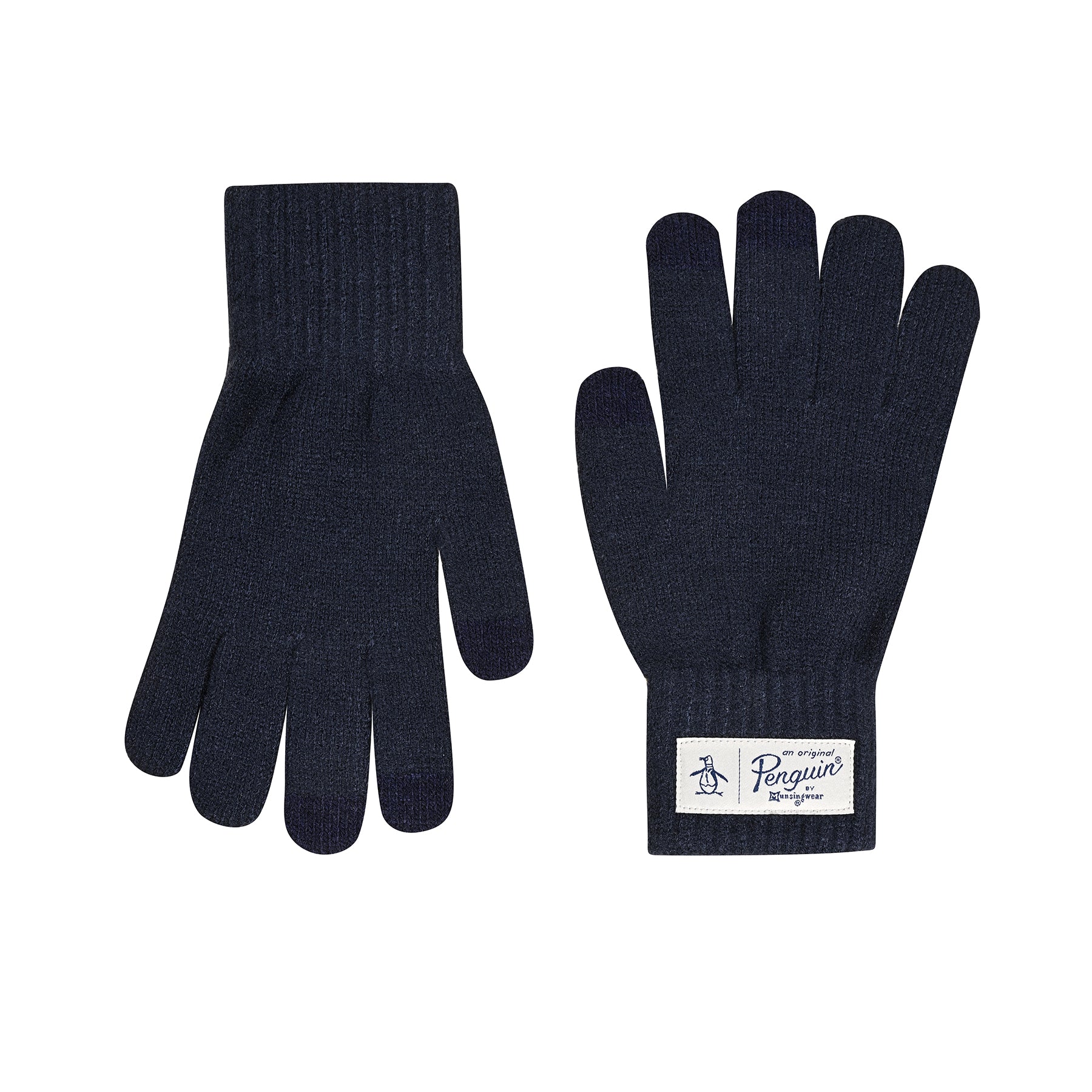 View Nathan Classic Knit Glove In Black In True Blue information