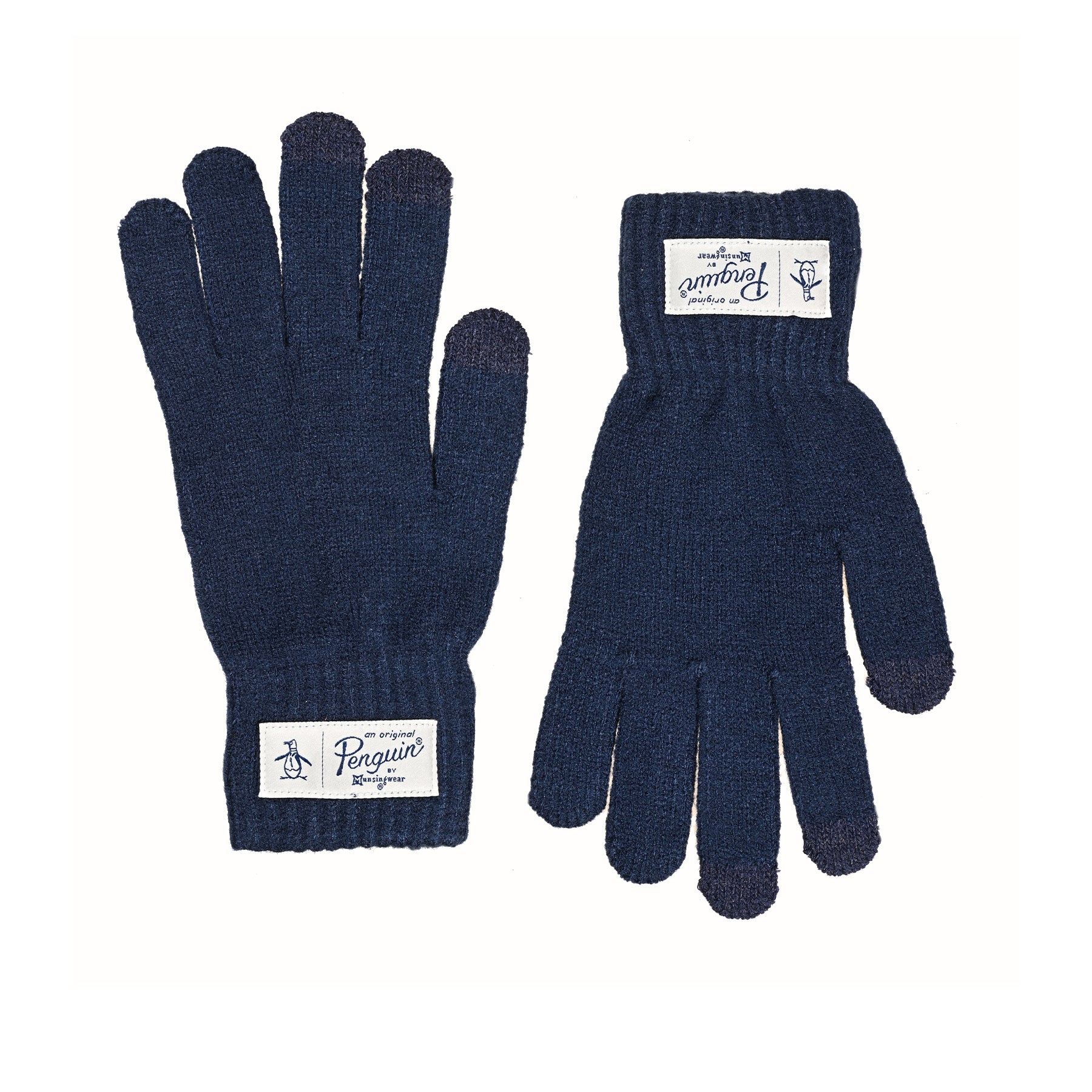 View Nathan Classic Knit Glove In Navy information