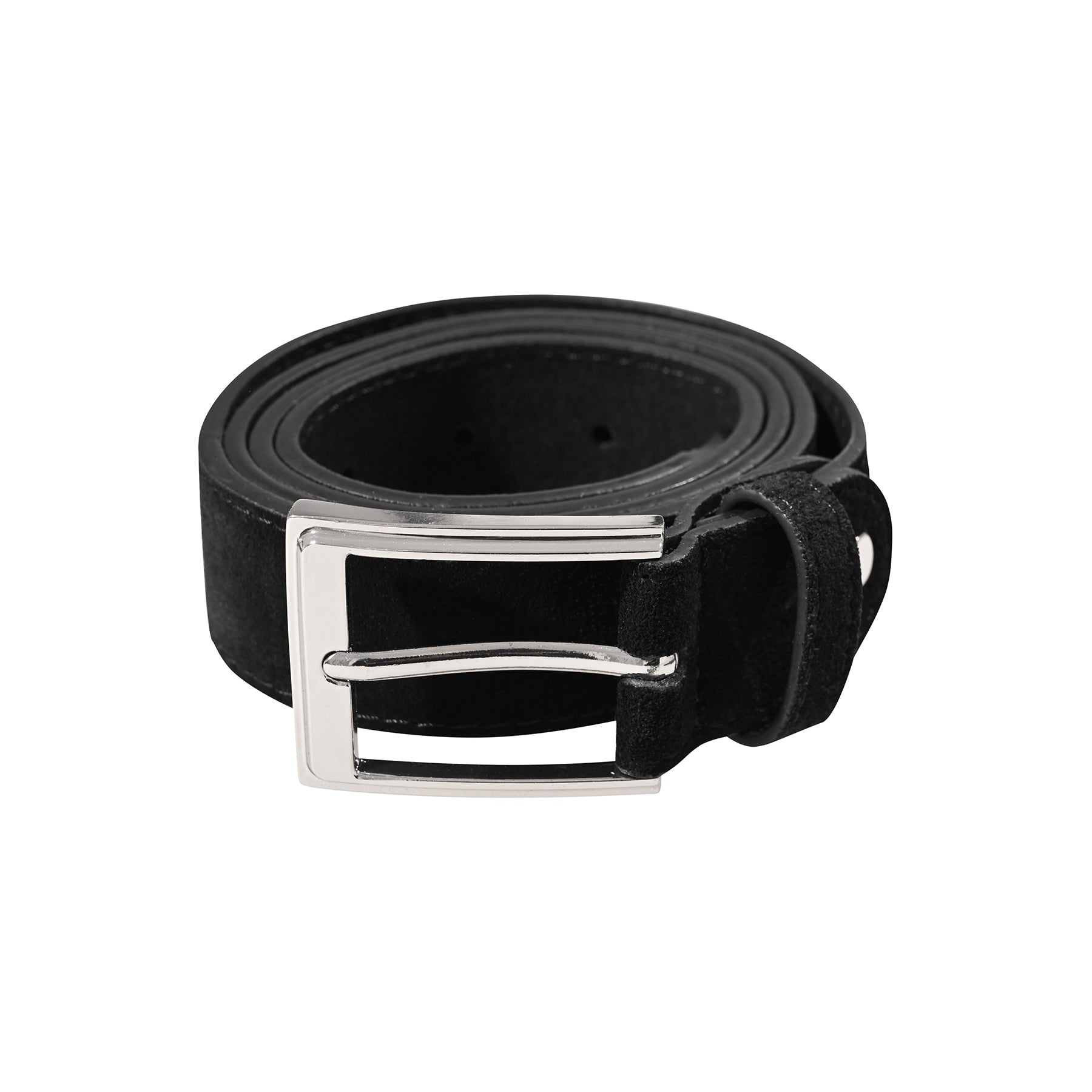 View Original Penguin Mens Leather Belt in Black Leather Black information