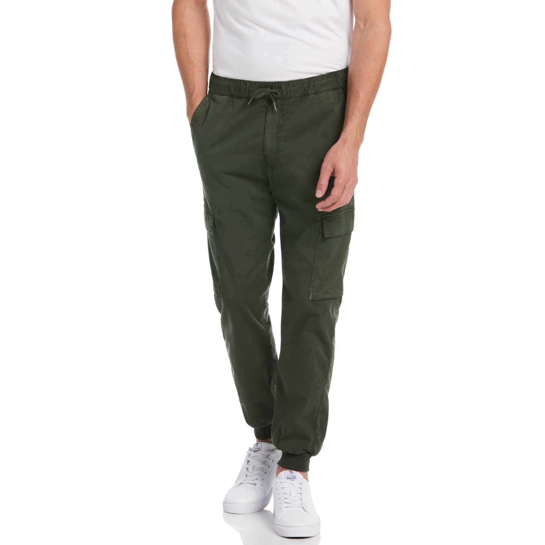 View Tapered Cargo Jogger In Military Green information