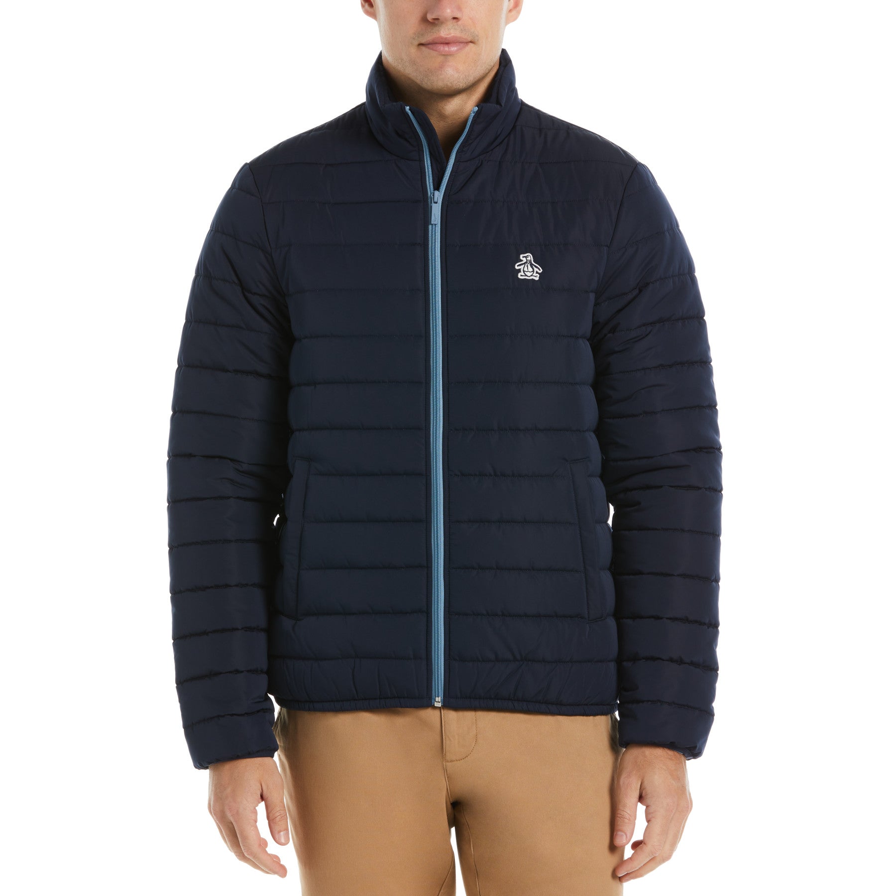 View Lightweight Polyfill Jacket In Dark Sapphire information