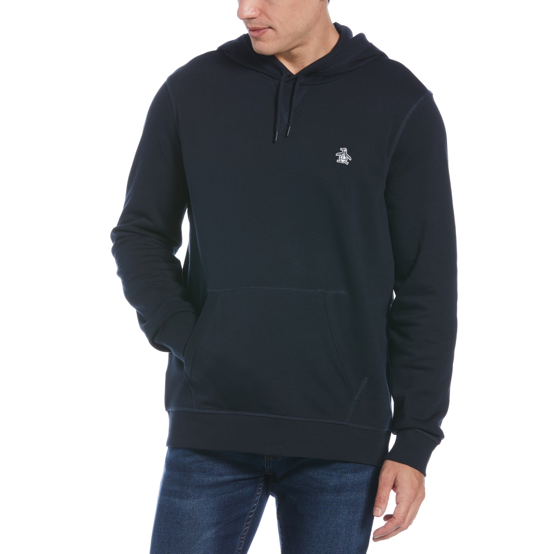 View Sticker Pete Pullover Fleece Hoodie In Dark Sapphire Outlet information