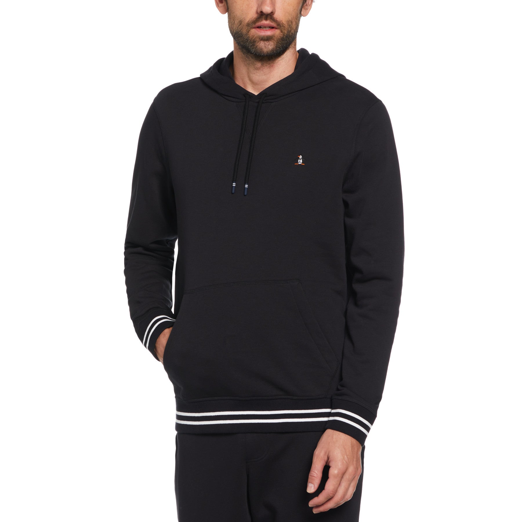 View Slim Fit Fleece Hoodie In True Black information