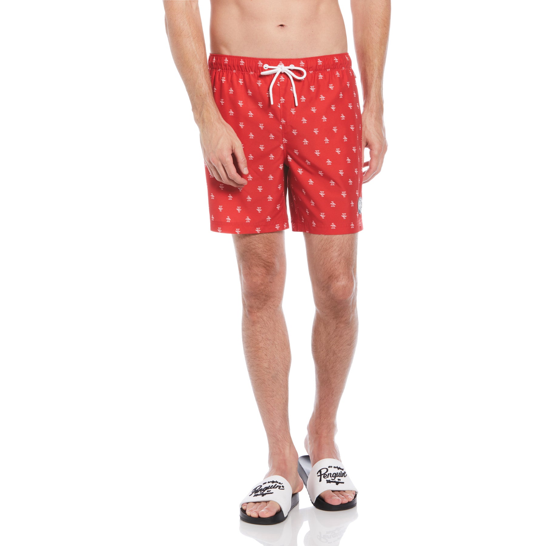 View Repete Print Swim Shorts In Salsa information