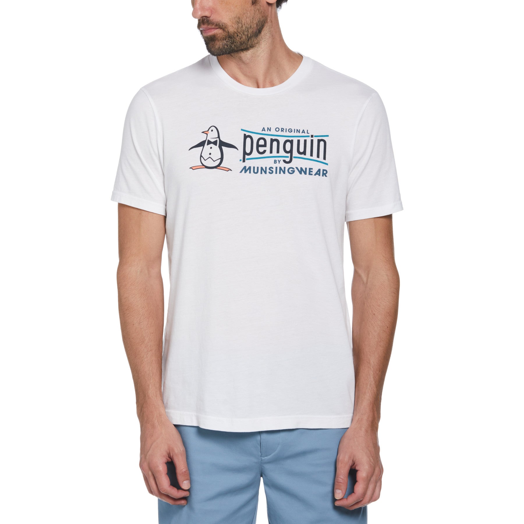 View TV Pete Graphic Print TShirt In Bright White information