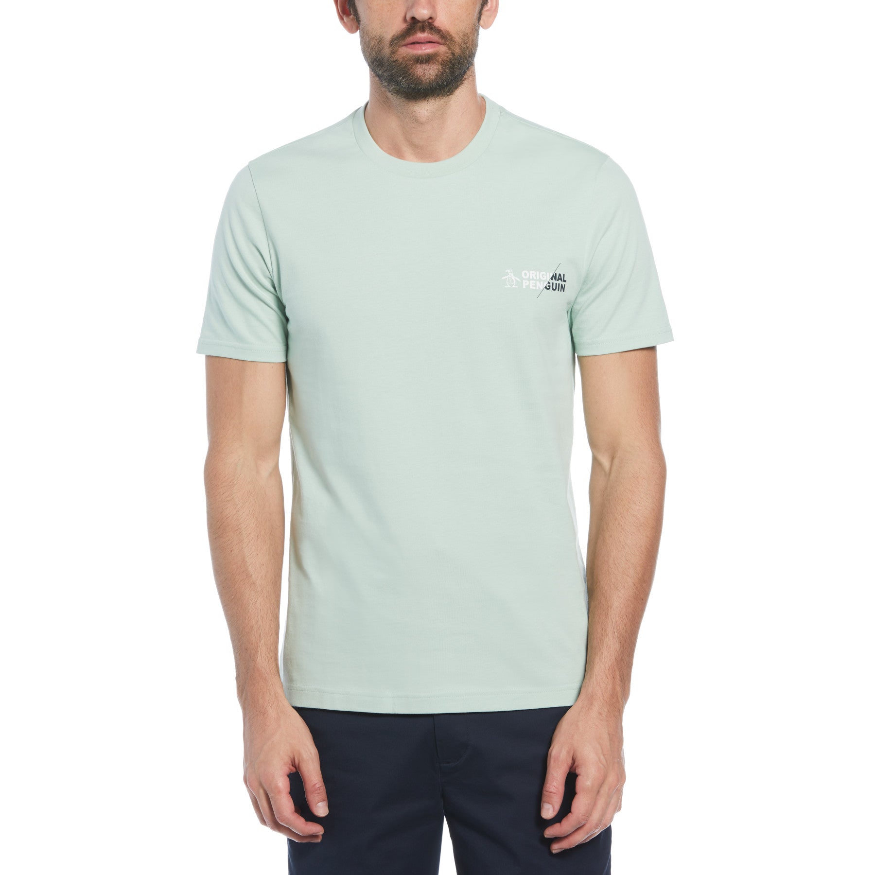 Original Spliced T-Shirt In Silt Green