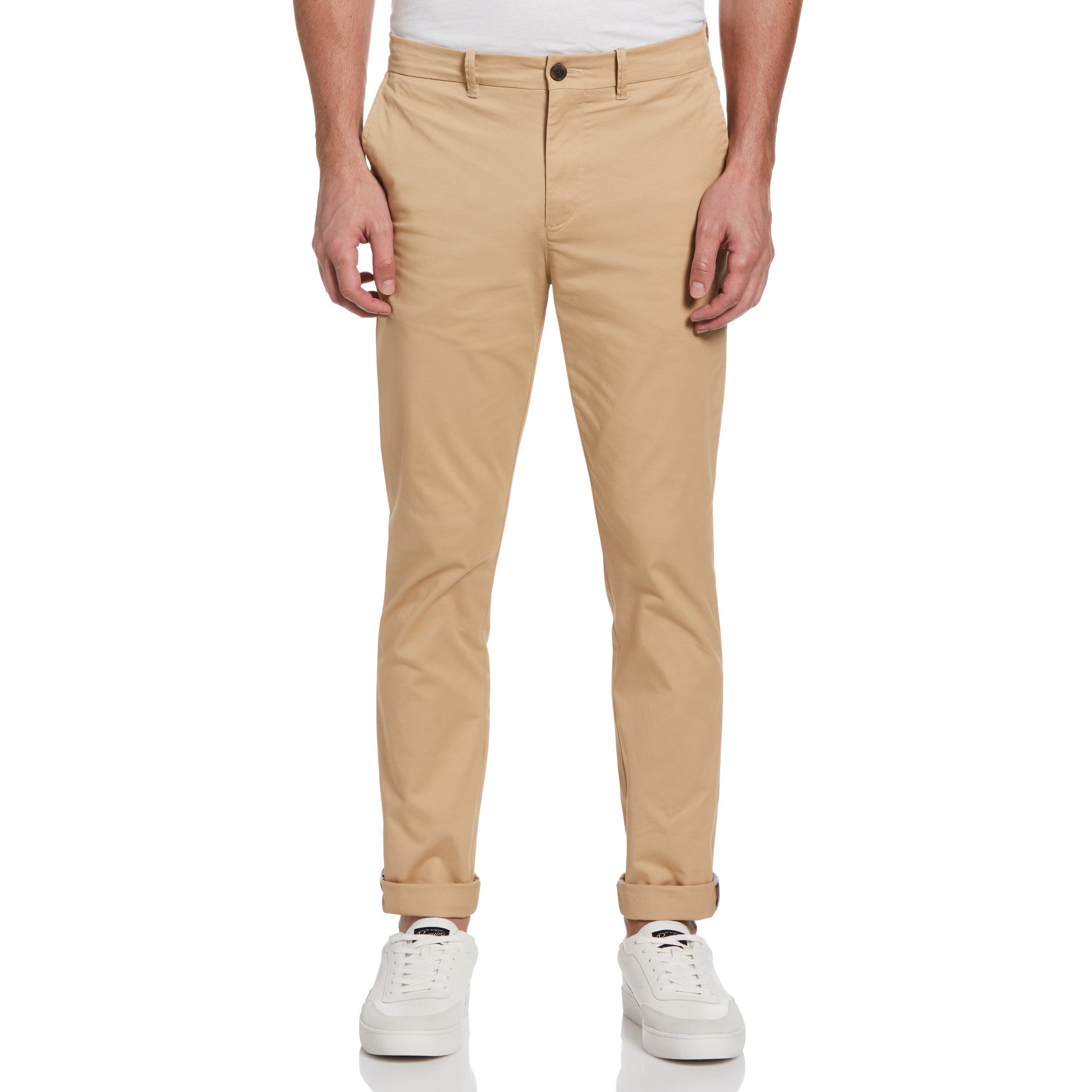 View Recycled Cotton Stretch Twill Chino Pant In Travertine information