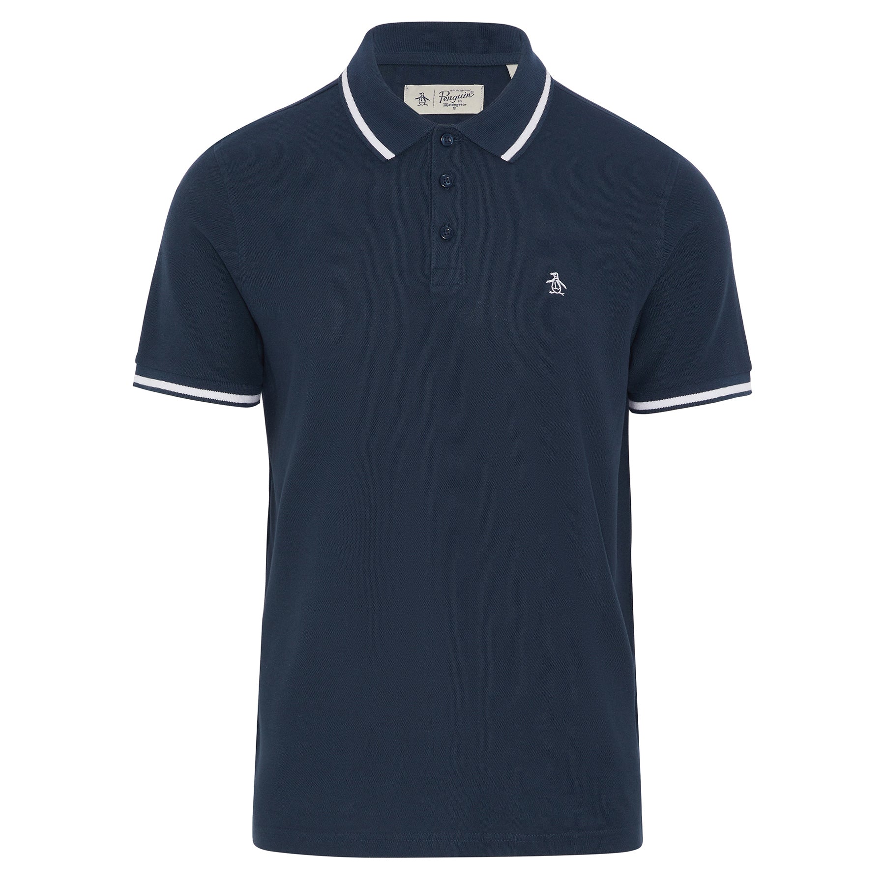 View Short Sleeve Polo Shirt With Contrast Tipping In Yale information