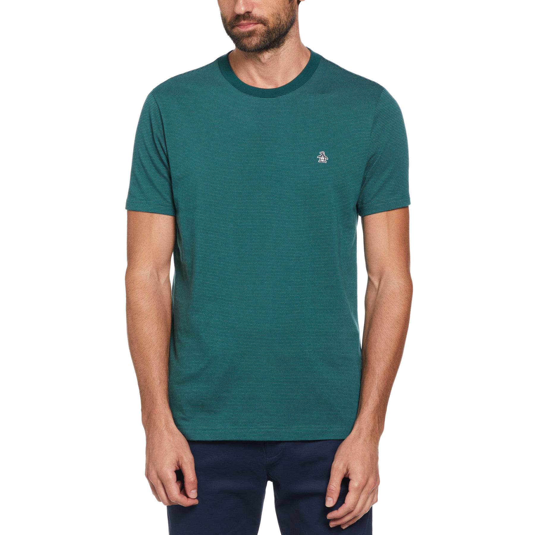 Micro Stripe T-Shirt In June Bug