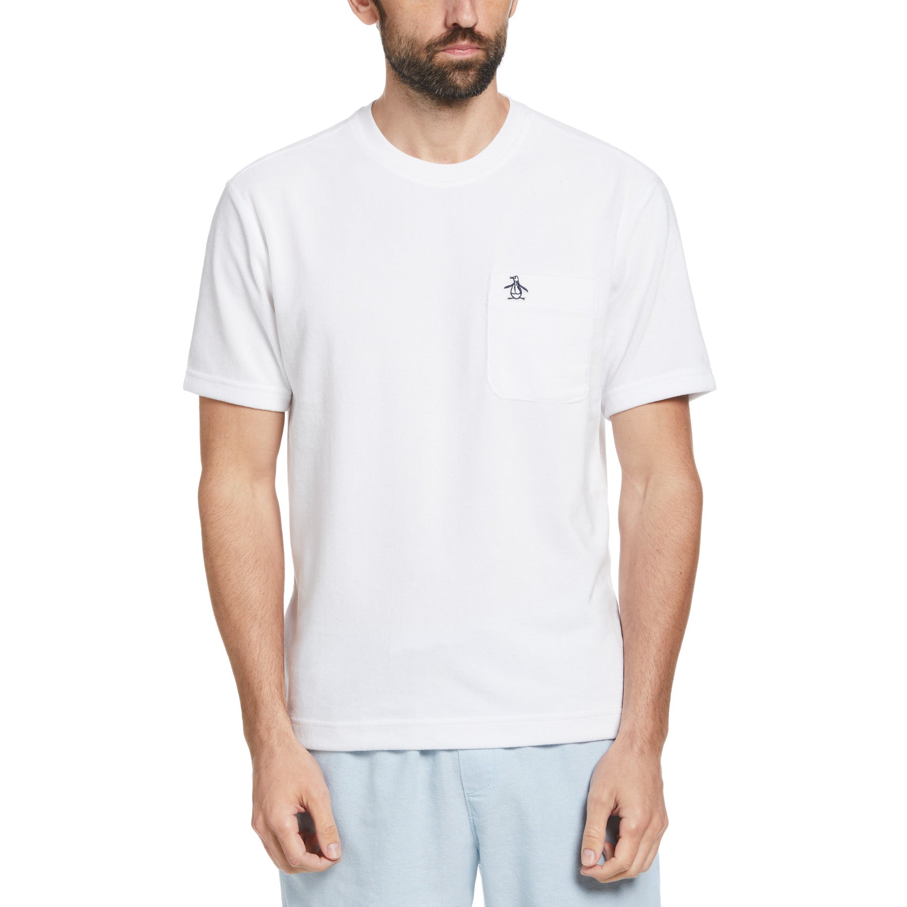 View Corded Velour TShirt In Bright White information