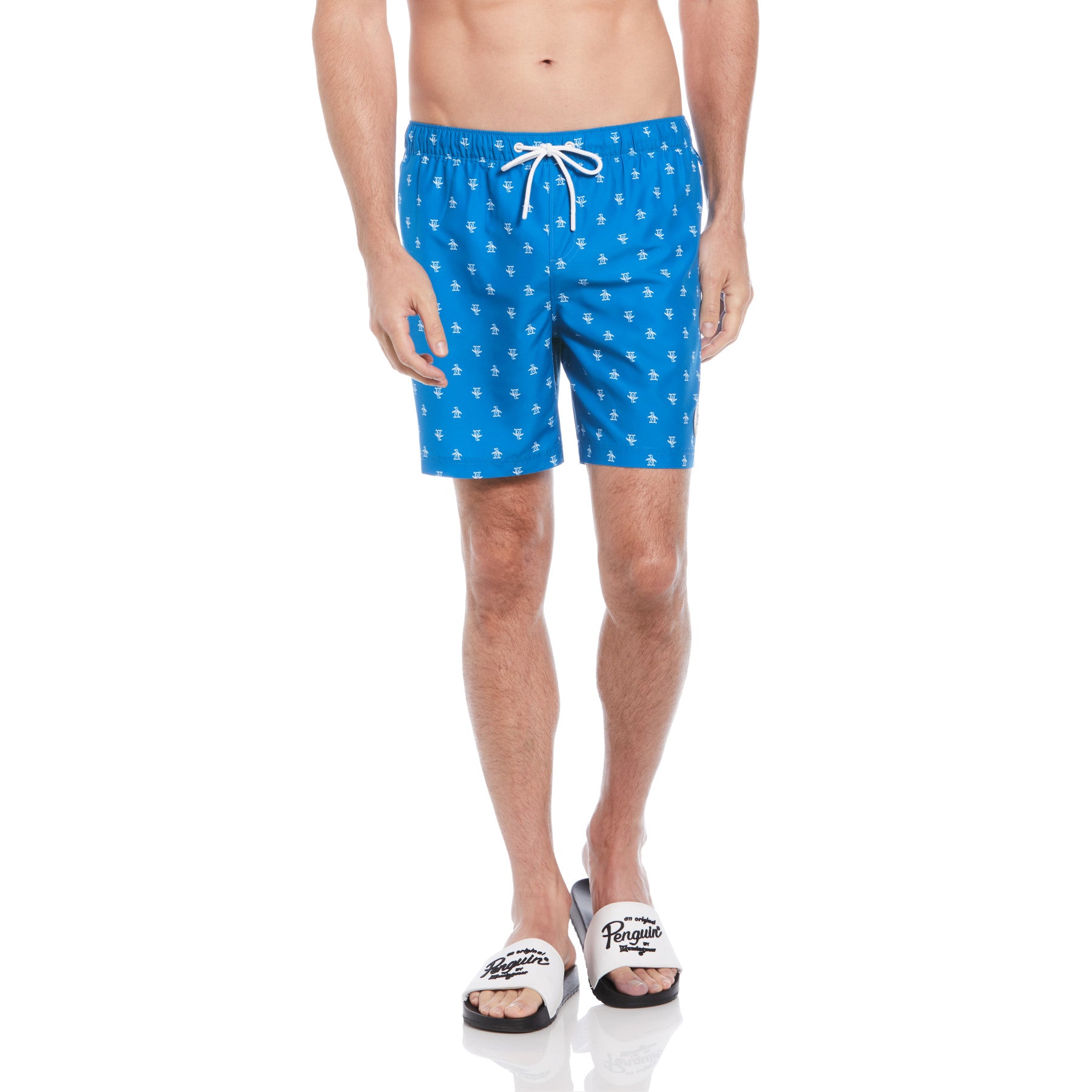 View Repete Print Swim Shorts In Skydiver information