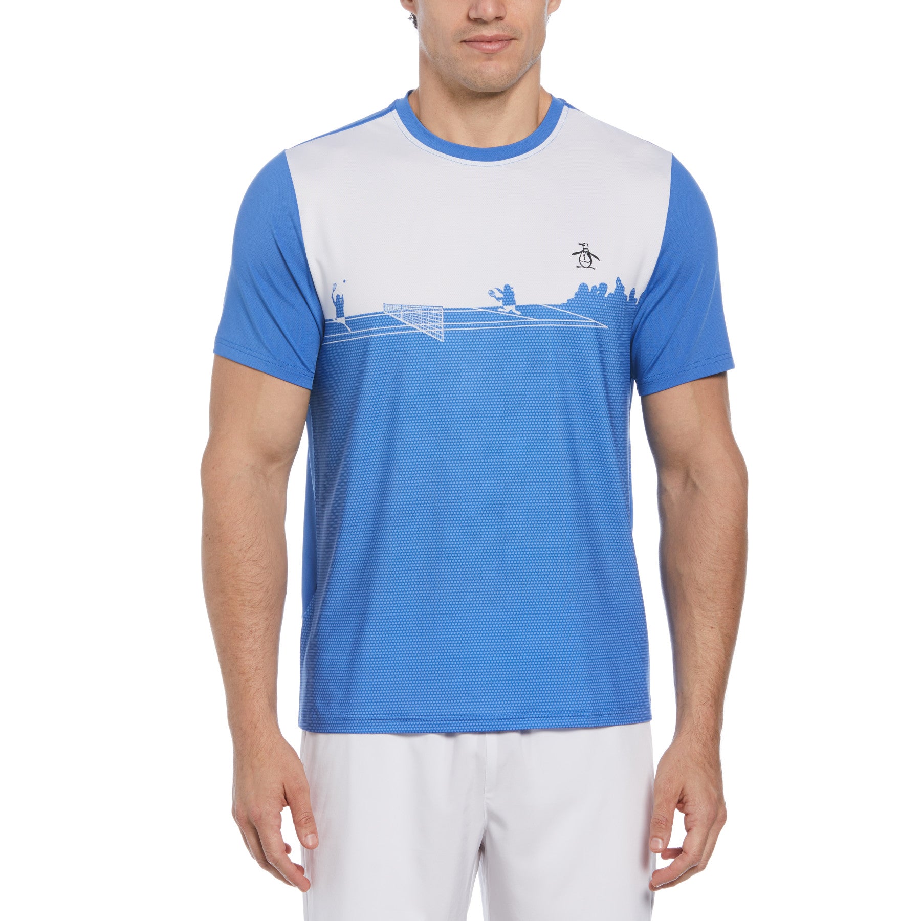 View Outlined Pete Performance Tennis TShirt In Nebulas information