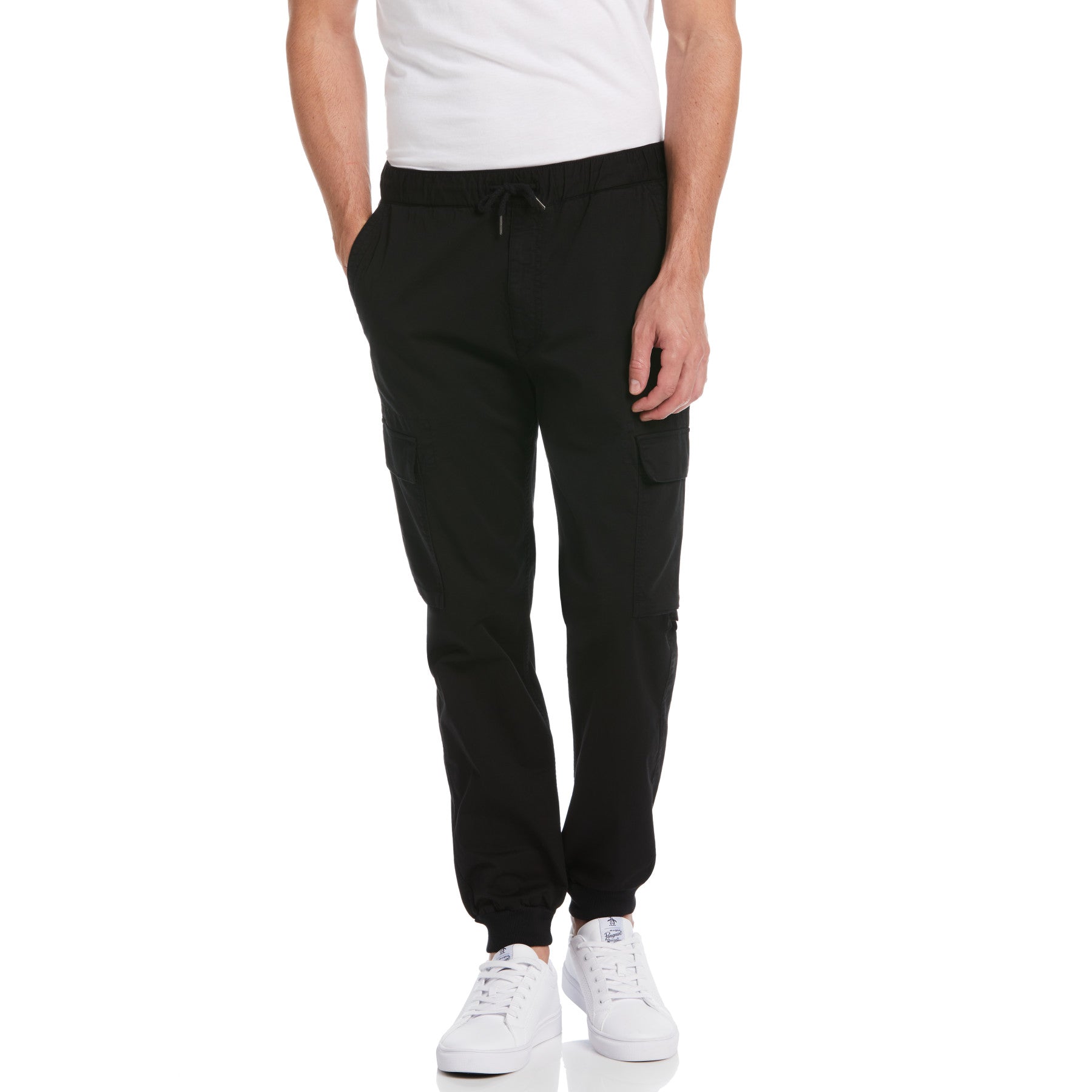 View Tapered Cargo Jogger In True Black information