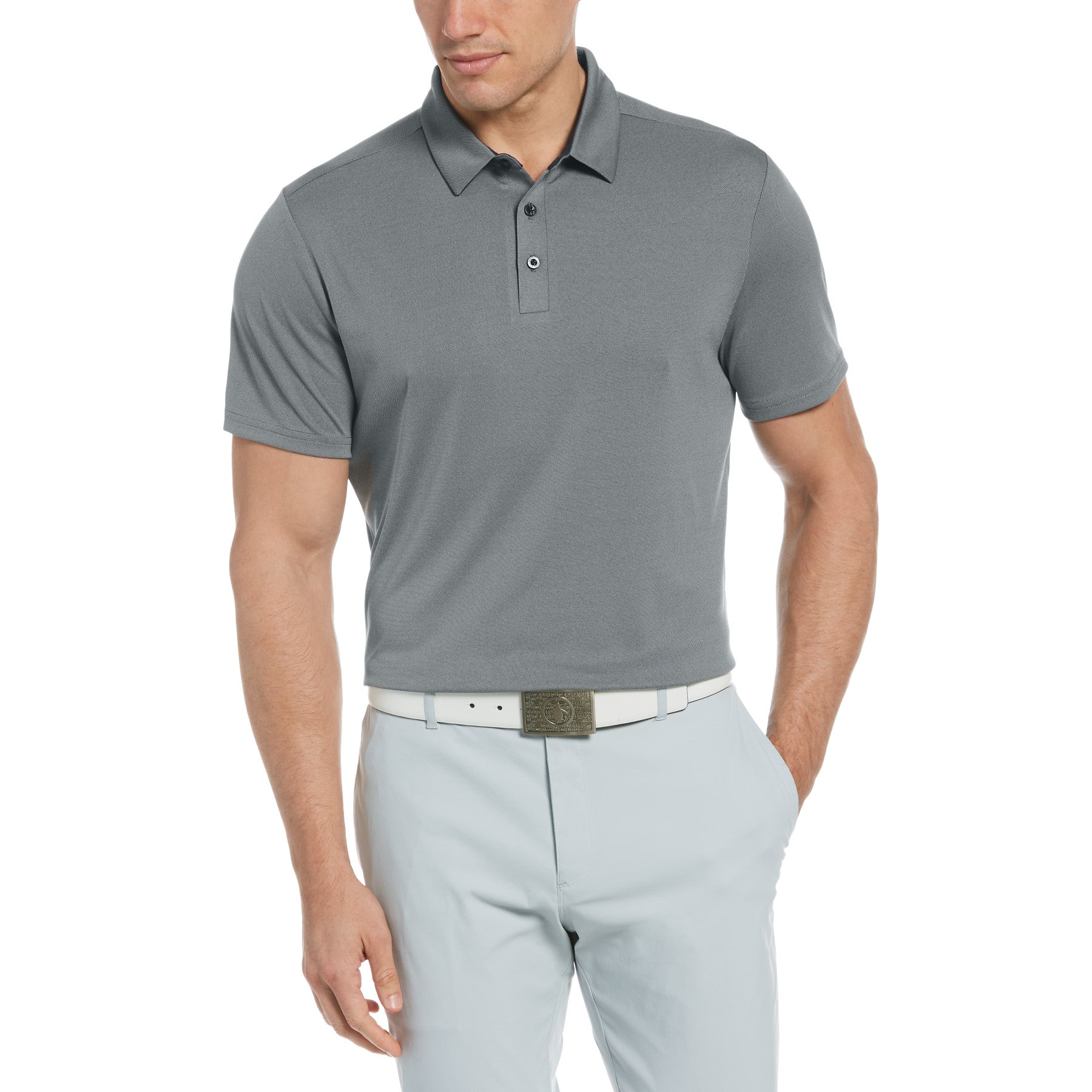 View Birdseye Golf Polo In Black Iris information