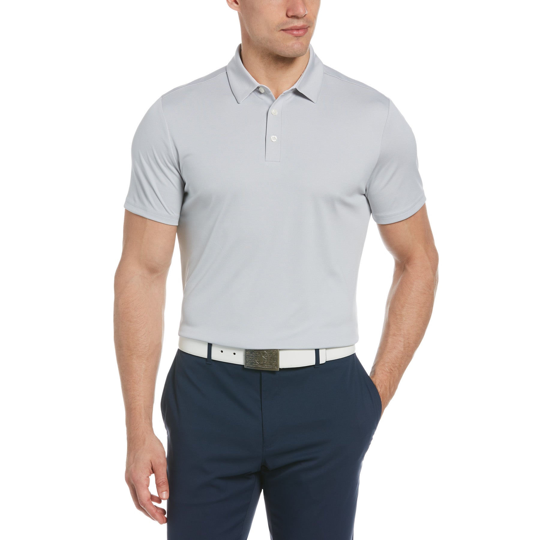 View Birdseye Golf Polo In Cloud Grey information