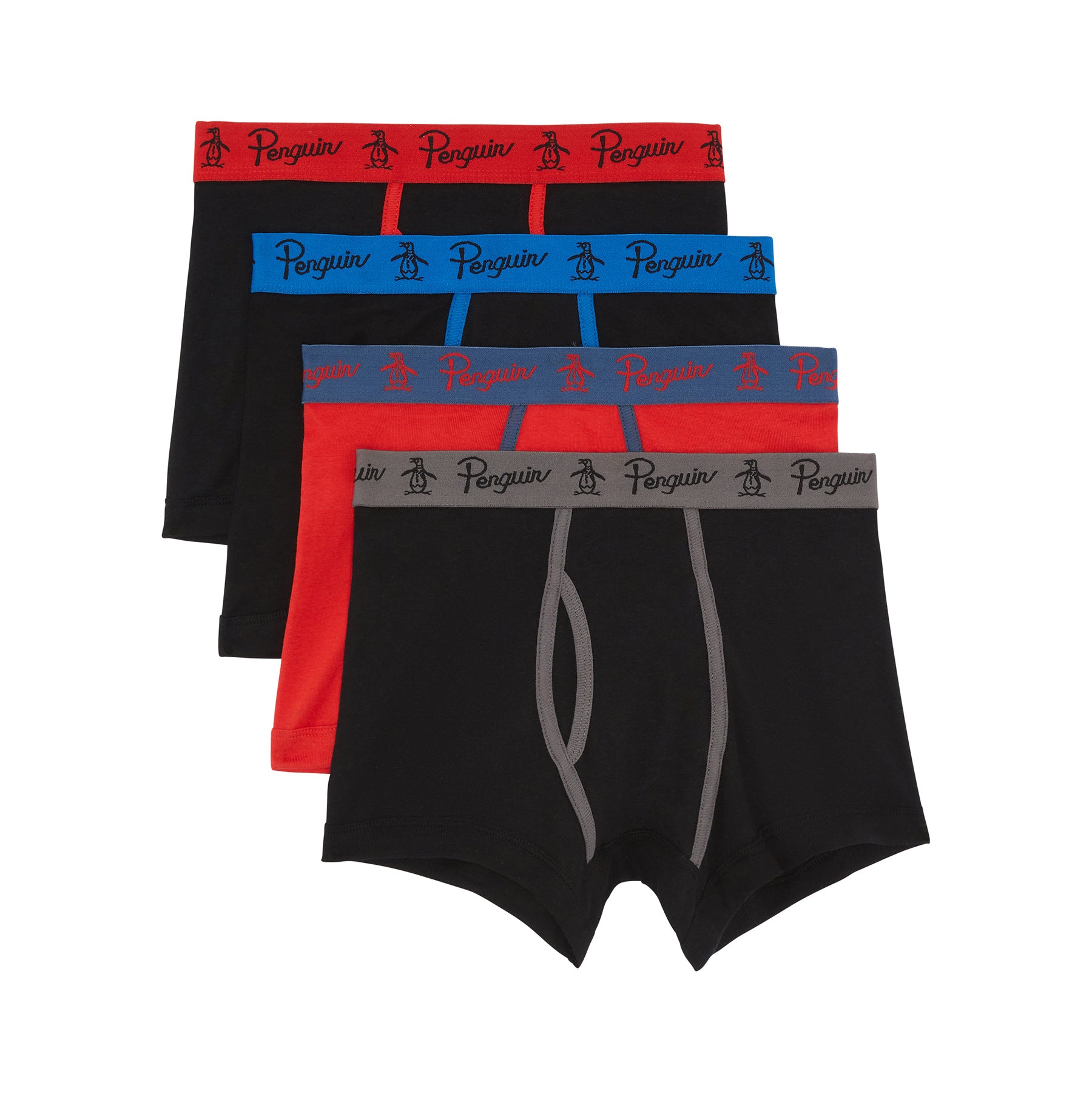 View 4 Pack Keyhole Underwear In Black And Red information