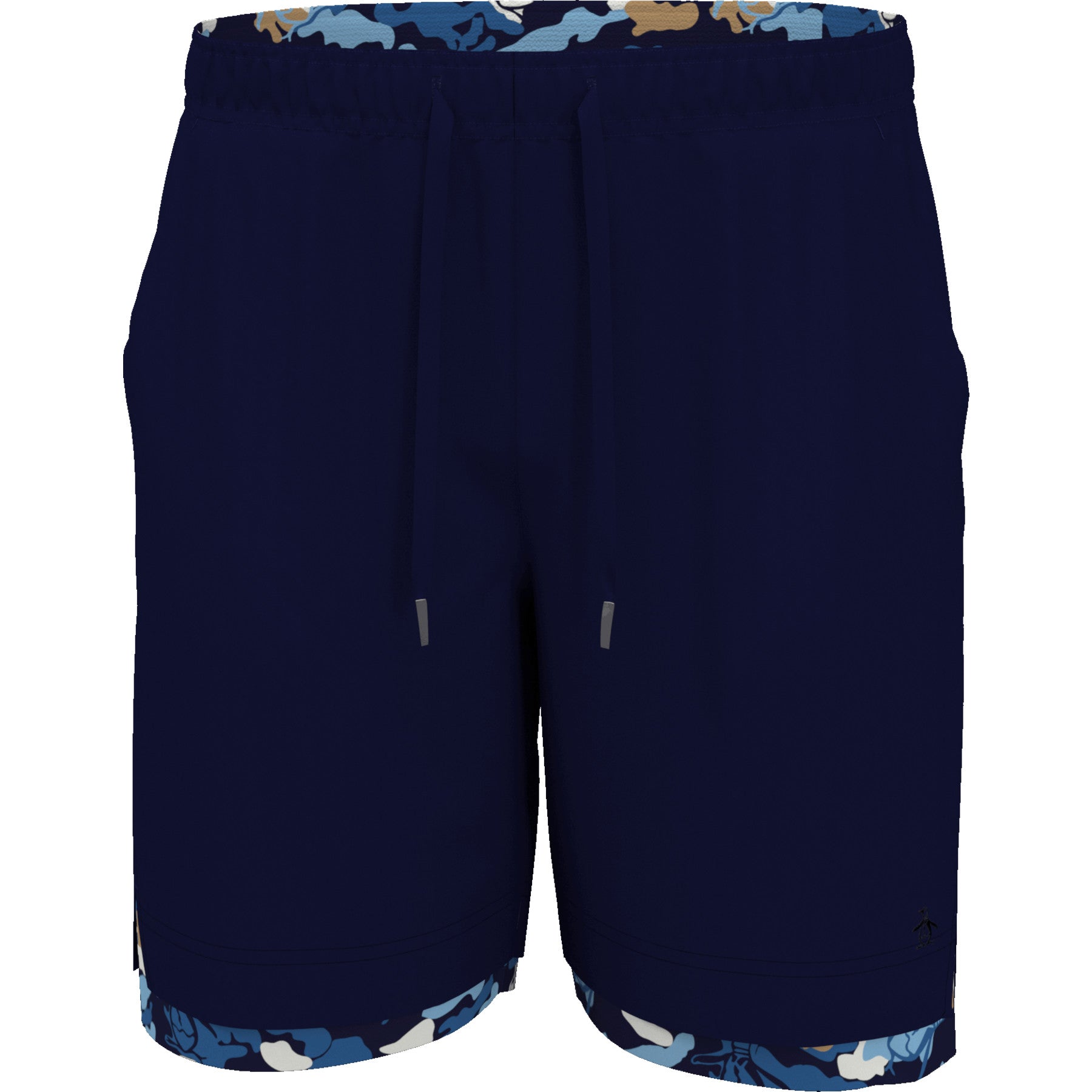 View Printed Compression Lining Tennis Shorts In Black Iris information