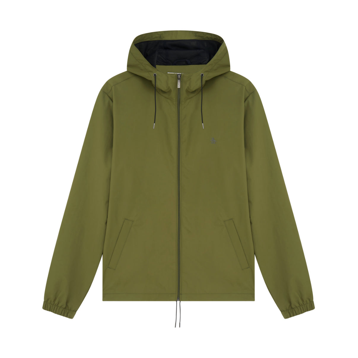 View Full Zip Hooded Jacket In Burnt Olive information