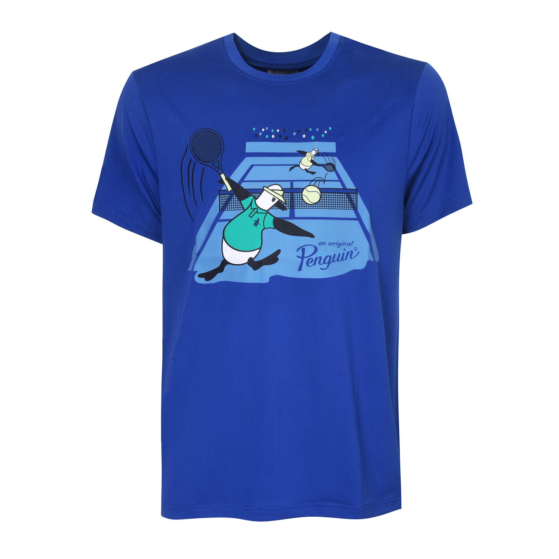 View Original Performance Graphic Tennis TShirt In Bluing information