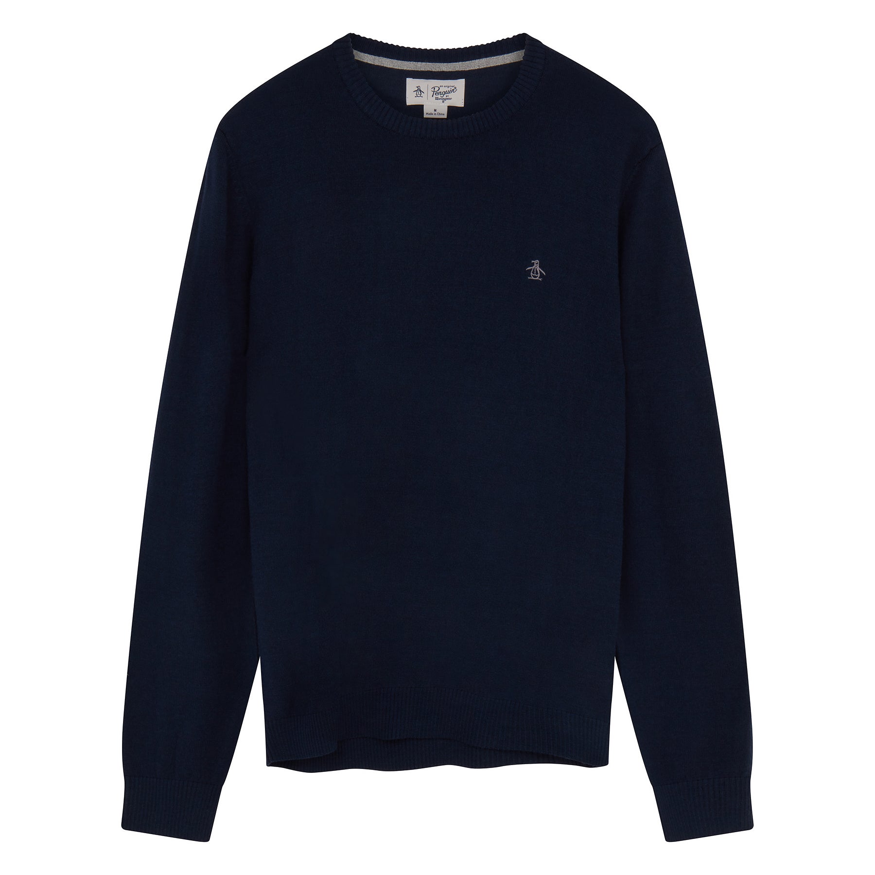 View Merino Crew Neck Jumper In Dress Blues information